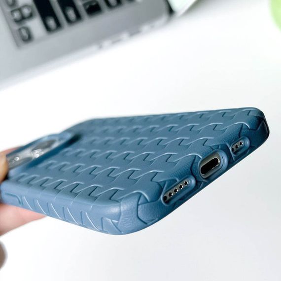 Чохол TPU Weaving для Apple iPhone 15 Pro (6.1") Blue | Зображення 2