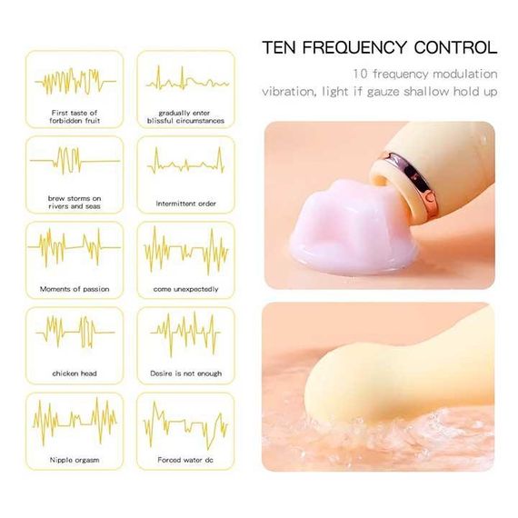 Двосторонній гнучкий багатофункціональний вібратор LILO 3в1 - Жовтий - Вібратори | Зображення 4