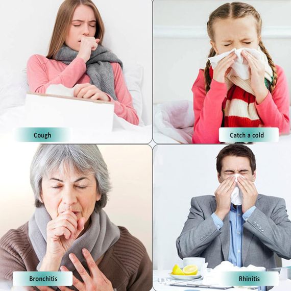 Небулайзер ультразвуковий портативний, аерозольний інгалятор для дітей та дорослих з масками та мундштуком для дому помаранчевий | Зображення 6