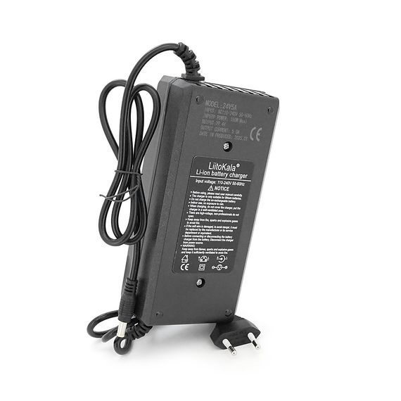 Зарядка LiitoKala Lii-294500 для Li-Ion АКБ 29.4V 5A,роз. 5.5x2.5мм,Box | Зображення 2
