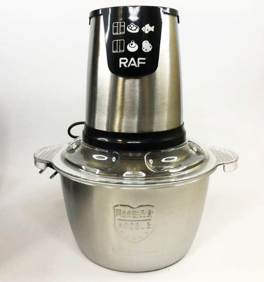 Универсальный кухонный измельчитель RAF R7009G 2,0л 1000 Вт мясорубка чоппер | Зображення 1