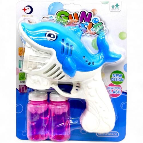 Пузырькомет-генератор "Дельфинчик", 17 см (синий)