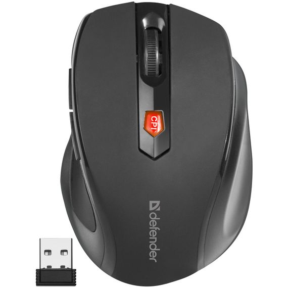 Мишка Defender Ultra MM-315 Wireless Black (52315) | Зображення 1