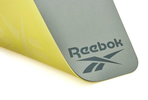 Двосторонній килимок для йоги Reebok Double Sided Yoga Mat зелений Уні 176 х 61 х 0,6 см RAYG-11042GR | Зображення 1