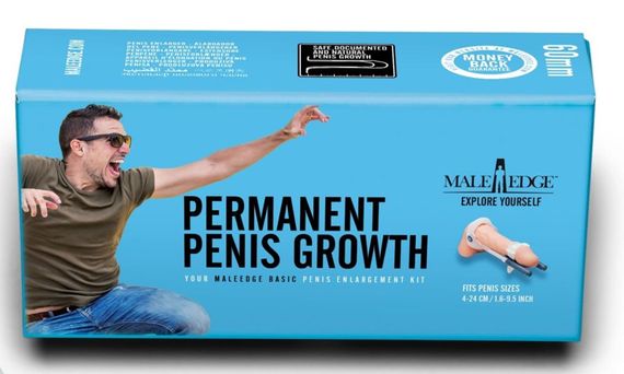 Екстендер для збільшення члена Male Edge Basic, ремінцевий, маса всього 65 г, міцний пластик | Зображення 4