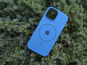 Чохол Iphone 15 MagSafe Софт Тач м'який Протиударний синій