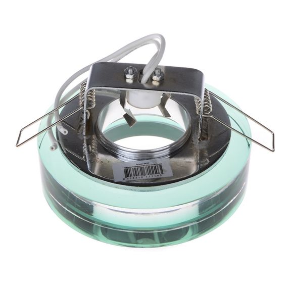 Светильник точечный декоративный HDL-G151 Green Crystal MR16 | Зображення 1