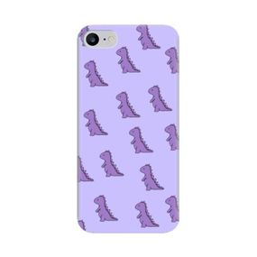 Чохол з унікальним дизайном для Iphone 8 / Iphone 7/ Iphone SE 2 2020 / Iphone SE 3 2022 З принтом «Динозаврики фіолетові»