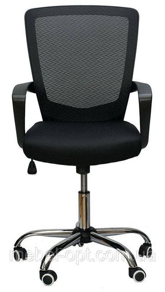 Крісло офісне Marin black, з механізмом Tilt, спинка — сітка, сидіння PP — поліпропілен | Зображення 2
