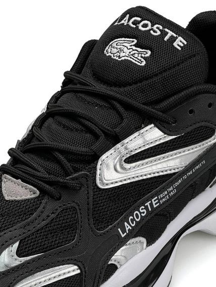Чоловічі кросівки Lacoste L003 2K24 Black Silver White (текстиль) A3926 45 28.5 см | Зображення 8