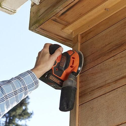 Шліфмашина ексцентрикова акумуляторна BLACK+DECKER BDCROS18 | Зображення 5