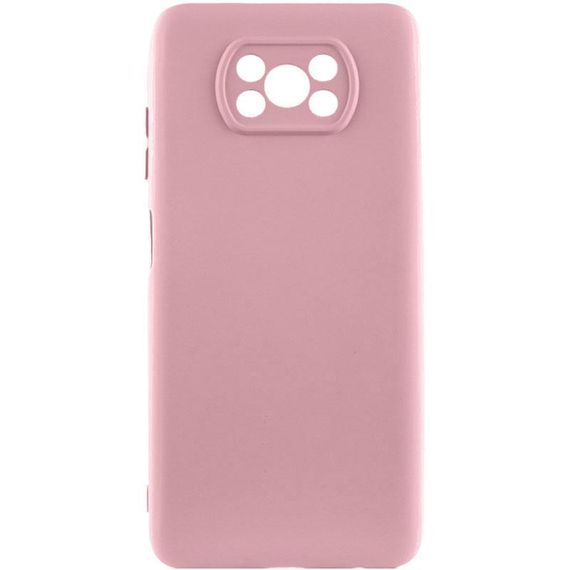 Чехол Silicone Cover Ummi Lakshmi Full Camera (AA) для Xiaomi Poco X3 NFC / Poco X3 Pro Розовый / Pink Sand