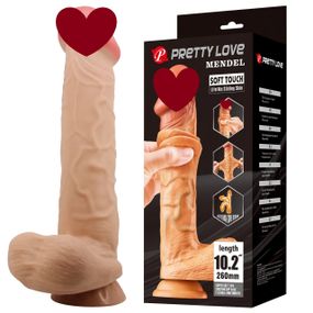 Фалоімітатор - Pretty Love Sliding Skin Mendel 10.2" Flesh Sex Aura