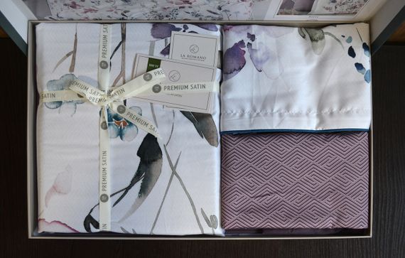 Постільна білизна La Romano Premium Satin 200×220 Delcina Berry | Зображення 6