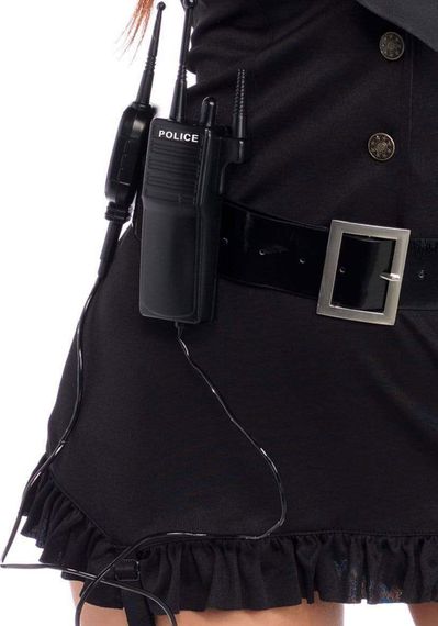 Еротичний костюм поліціянтки Leg Avenue Dirty Cop M/L, 6 предметів | Зображення 4