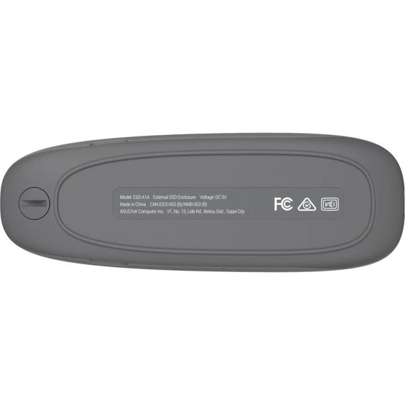 Кишеня зовнішня ASUS SSD PCIe NVMe M.2 2230/2242/2260/2280 USB Type-C 3.2 Gen 2x1 grey (90DD02R6-M09000) | Зображення 9