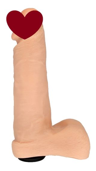 Насадка для страпона тілесна EGZO NSTR27 ( 19 см х 4,5 см ) Sex Aura