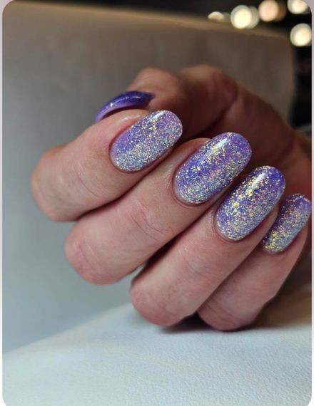 Гель для нарощення Mi YUKI №3 Builder Gel (фіолетовий з пластівцями юккі) 5мл | Зображення 4