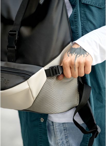 Чоловічий рюкзак Sambag RENEDOUBLE чорно-сірий 37 х 31 х 14 см (27151130rm) | Зображення 4