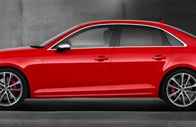 Боковые Пороги DPT V-2 (Черный Глянец) для Ауди A4 B8 2007-2015 гг