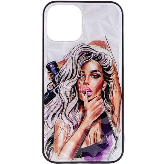TPU+PC чехол Prisma Ladies для Apple iPhone 13 Pro (6.1") Purple