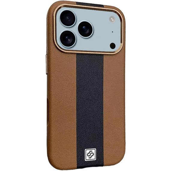 Шкіряний чохол Rally with MagSafe для Apple iPhone 17 Pro Max (6.9") Brown / Black