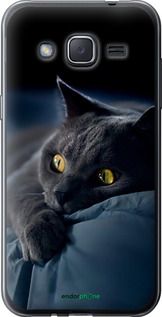 Чохол на Samsung Galaxy J2 J200H Димчастий кіт "825u-190-2448"