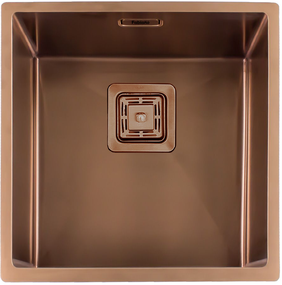 Кухонна мийка Fabiano Quadro 44 Nano Copper R10 (44x44) 1,20 мм 8216.401.0895