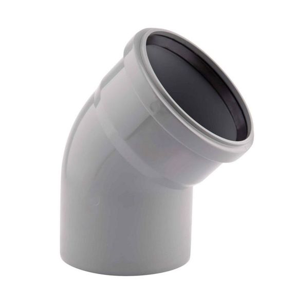 Коліно каналізаційне PPR TA Sewage 50, 45° TASEBPP4550