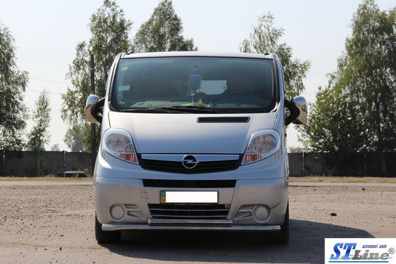 Передній захист ST014 (нерж.) для Nissan Primastar 2002-2014рр | Зображення 1