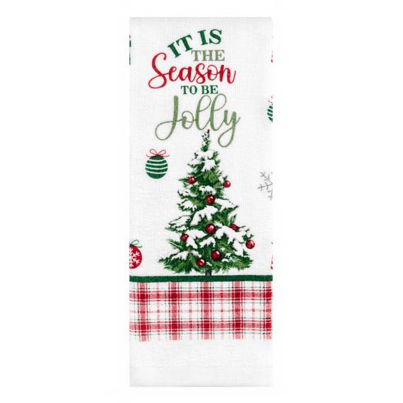 Набір рушничків Ardesto Christmas Tree 38х63см, 2шт, 100% бавовна (ART3863HT)