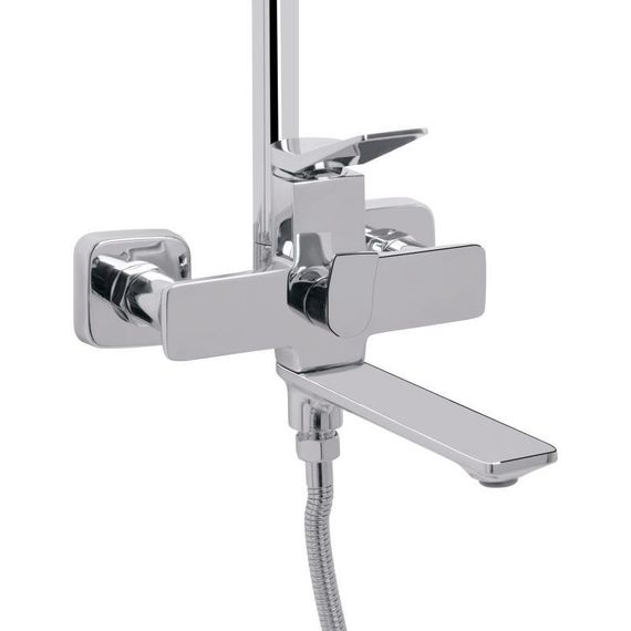 Душова система універсальна Qtap Presto на три споживача (з виливом) QTPRE111CRM45575 Chrome | Зображення 2
