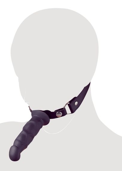 Кляп-фалоімітатор - Fetish Collection Heavy Duty Dildo Gag | Зображення 3