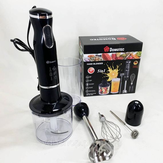 Измельчитель электрический блендер настольный бытовой Domotec, Блендер для детского пюре для дома NG-24 | Зображення 5