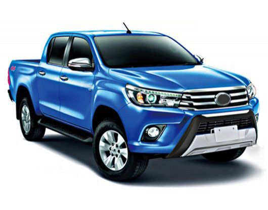 Передня накладка V1 (ABS) для Toyota Hilux 2015↗ рр. | Зображення 2