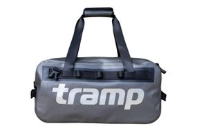Герморюкзак-сумка Tramp TPU 30л темно-сіра, гермобаул трамп водонепроникний для сплаву і походу