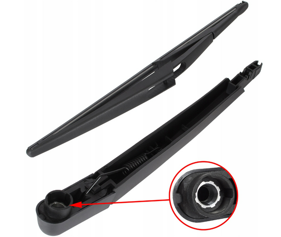 Peugeot 3008 (от 2009-) дворник задний стеклоочиститель в сборе (щетка без места для омывателя + держатель) | Зображення 1