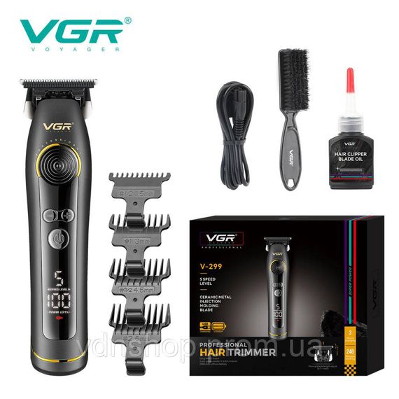 Профессиональная машинка для бритья головы, Машинка для стрижки на аккумляторная Триммер висков LC-85 | Зображення 6