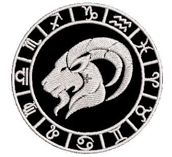 Шеврон знак зодиака КОЗЕРОГ