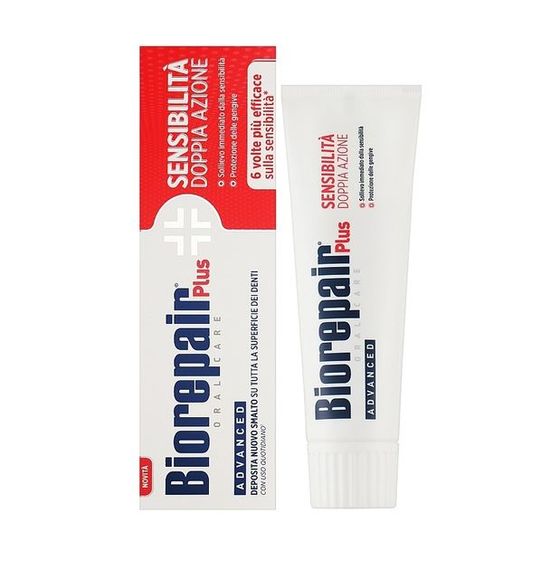 Зубна паста BIOREPAIR PLUS "Екстра позбавлення чутливості" 75 мл. | Зображення 1
