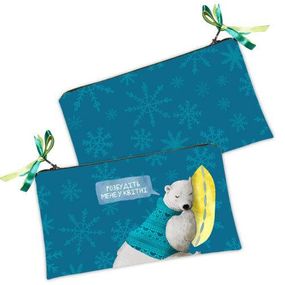 Косметичка женская Розбудіть мене у квітні 20х12 см (K_19NG013)