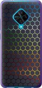 Чехол на Vivo V17 Переливающиеся соты "498u-1819-17620"