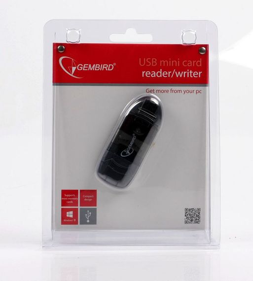 Зовнішній картрідер FD2-SD-1, USB 2.0, для  SD, MMC, RS-MMC | Зображення 2