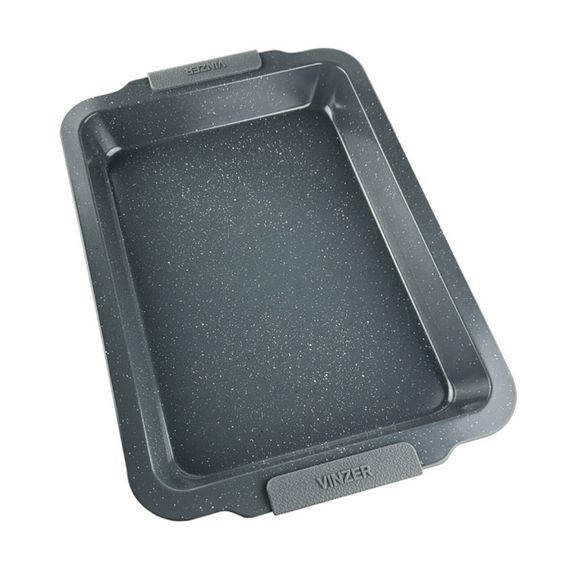 Форма для выпечки прямоугольная Vinzer Dolci Line 50783 43х30.5х4.8 см черная | Зображення 2