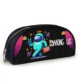 Пенал школьный Амонг Ас/Among Us 23х10х8 см с принтом для мальчика (02812)