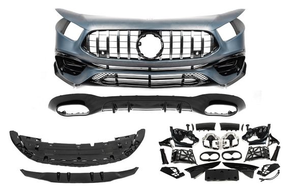 Комплект обвісів AMG A45 для Mercedes A-сlass W177 2018-2024 рр
