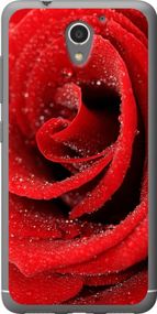 Чехол на ZTE A510 Красная роза "529u-432-17620"
