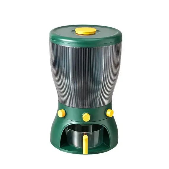 Білий Диспенсер для круп, що обертається з дозатором | Зображення 4