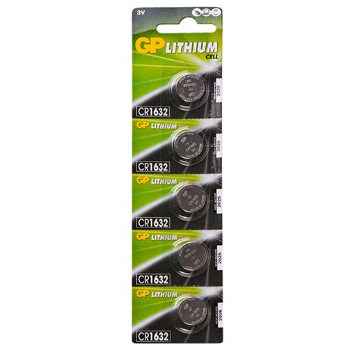 Батарейка GP дисковая Lithium Button Cell 3.0V CR1632-7U5 літієві