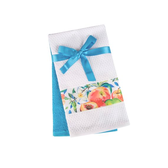 Набір рушників Home and More 10145 Туреччина 40*60 см  Бавовна Блакитний з білим